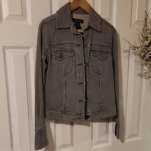 Women's Gray Denim Jacket